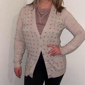J Crew Sequin Cardigan